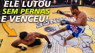 ELE LUTOU MMA SEM PERNAS e VENCEU O ADVERSÁRIO INCRÍVEL [upl. by Sedda]