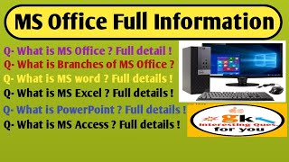 MS OFFICE All QUESTIONSMS wordMS PowerPointMS ExcelComputer GK [upl. by Nyluqcaj]