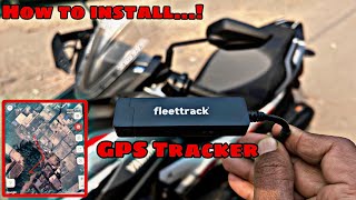 How to install Gps Tracking Device in Any Motorcycle amp Scooter  fleettrack gps tracker  aerox [upl. by Euridice279]