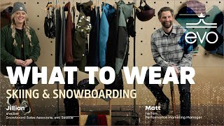 What to Wear Skiing amp Snowboarding  How to Dress [upl. by Varden]