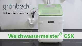 Grünbeck Weichwassermeister® GSX  Inbetriebnahme Teaser [upl. by Annyrb]