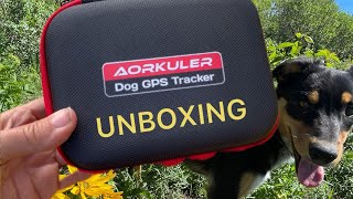 Never Lose Your Dog Unboxing the Aorkuler Dog GPS Tracker [upl. by Nilde808]