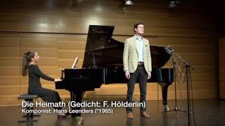 Die Heimath Hölderlin  Hans Leenders [upl. by Colner337]