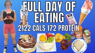 FULL DAY OF EATING 2100 CALORIES  INCREASING FOOD amp NEW SHRED DETAILS  NICOLE BURGESS [upl. by Aed]