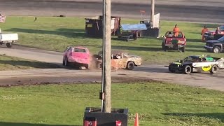 Slinger Speedway Slamfest Figure 8 CRASH August 17 2024 [upl. by Adahs698]