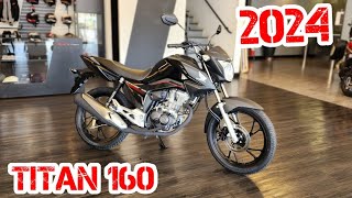 NOVA HONDA CG 160 TITAN 2024 [upl. by Llenol902]