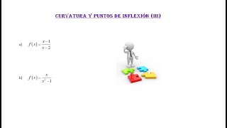 Curvatura y puntos de inflexión de una función III Funciones racionales Derivadas [upl. by Shannon]