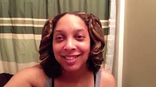 Cheat Roller Set Pony Tail Method on Natural Curly Hair Copy [upl. by Ybrik]