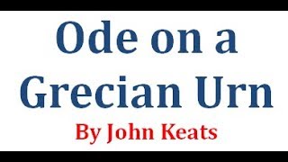 Ode on a Grecian Urn by John Keats  বাংলা লেকচার  Bangla Lecture [upl. by Verger]