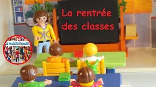 Playmobil  La rentrée des classes de lécole SOUSTITREE  Back to school [upl. by Paza]