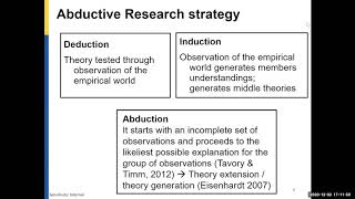 Abductive Thematic Analysis A CHME webinar for Doctoral students PhD DBA ProfDoc EdD MPhil [upl. by Aisul]