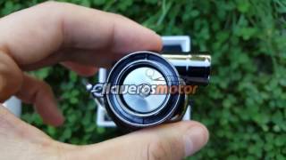 Rechargeable Electric Turbo Lighter keyring keychain has LED light and BOV sound [upl. by Laflam]