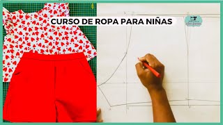 VIDEO 19 CONFECCIÓN PANTALÓN CORTO NIÑAS  CURSO ROPA DE NIÑAS [upl. by Meyeroff762]