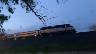 Early Morning Trains Near Sacramento State [upl. by Arenahs]