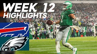 Bills vs Eagles  2023 Week 12 Highlights [upl. by Jablon]