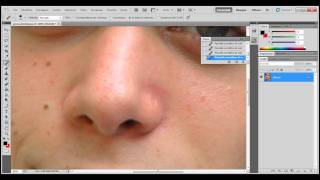 Togliere i brufoli da una foto Tutorial photoshop [upl. by Htebazil]