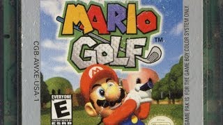 Classic Game Room  MARIO GOLF review for Game Boy Color [upl. by Kolk]