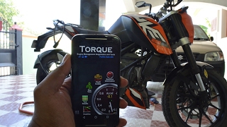 How to connect a smartphone to a KTM Duke or RCINDIA [upl. by Sandberg]