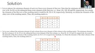 Assignment Problem شرح [upl. by Redle]