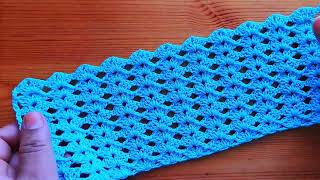 how to crochet for beginners 💞 fast amp easy crochet stitch for blankets❗️crochet blanket pattern [upl. by Eegnat]