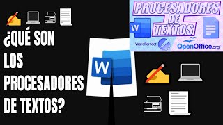 ¿Qué son los Procesadores de Textos en 1 minuto 📝 Descubre sus funciones y beneficios [upl. by Ainniz]