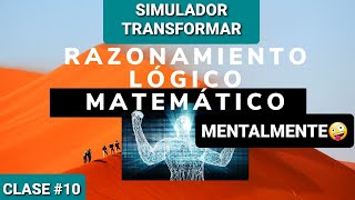 Simulador Transformar 2021 Razonamiento Lógico matemático [upl. by Lorolla784]