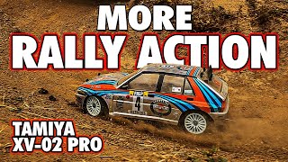 MORE RALLY ACTION Tamiya XV02 Pro Rally Car [upl. by Olaf]