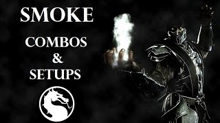 MKX  Smoke Combos amp Setups 3592 [upl. by Ria]