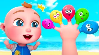 Finger Family  Balloon Finger Song And More  Super Sumo Nursery Rhymes amp Kids Songs [upl. by Thier]