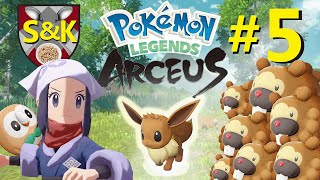 Adding to the Bidoof Army  Pokémon Legends Arceus 5 [upl. by Ynner]