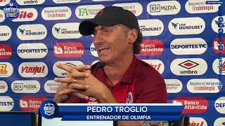 Pedro Troglio “Hoy reconozco el esfuerzo de los muchachos por todo lo que están pasando” [upl. by Abehsile]