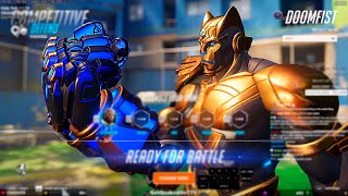 GETQUAKEDON  43 ELIMS  DOOMFIST GAMEPLAY  OVERWATCH 2 SEASON 12 TOP 500 [upl. by Benni]