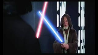 Star Wars Fan Edit Obi Wan vs Vader  Episode IV A New Hope [upl. by Felix62]