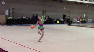 Polina Pereyaslavets  Ball National Grades Ireland 2016 [upl. by Tace656]