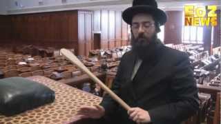 A tour of the main Belzer Synagogue in Jerusalem [upl. by Phemia]