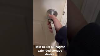 How To Fix a Seagate Extended Storage Device [upl. by Burrell]