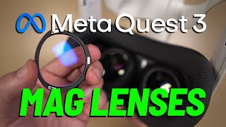 Quest 3 Magnetic Lens Inserts VR Wave  Unboxing and Install [upl. by Ahsinit]