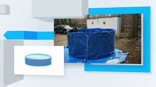 Tarpaulin Tank for Biofloc in Amazon [upl. by Odnaloy161]