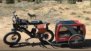 Off Grid Adventure Dogs Doggyhut X Large Ebike Trailer Review [upl. by Carthy]