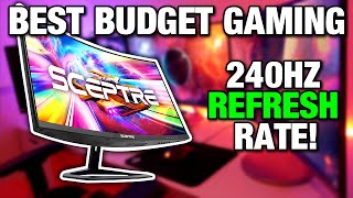 Budget Curved 144hz  PRISM X240 Curved Gaming Monitor [upl. by Ycnuahc]