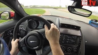 Supertest Jaguar FType R Coupé  Onboard [upl. by Crenshaw]