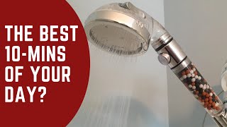 The Best 10Minutes of Your Day StoneStream Eco Shower Head and Filter Review [upl. by Filiano624]