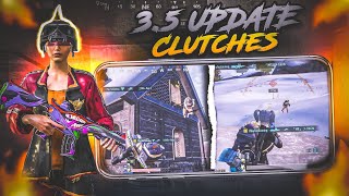 BGMI 35 NEW UPDATE AGGRESIVE CLUTCHES ❄️IQOO Z7 PRO 60 FPS [upl. by Viridis]