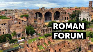 The ROMAN FORUM excavations  Rome Italy [upl. by Kenzie]