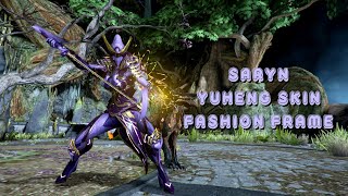 Saryn Yuheng Skin Fashion Frame  Warframe Indonesia [upl. by Aizatsana703]