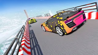 Ramp car racing car games 3d  ramp car racing game video  game video  android gameplay 30 [upl. by Kcirded]