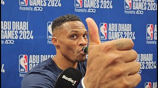 Russell Westbrook interview Abu Dhabi 2024 [upl. by Canfield467]