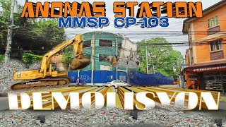 CP103 ANONAS STATION OF METRO MANILA SUBWAY PROJECT QUEZON CITY MARCH 22 2024 FRIDAY 8AM [upl. by Inilahs]