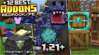 Top 10 MEJORES ADDONS QUE NECESITAS en Minecraft 121 Bedrock EditionPE MODS PARA MINECRAFT PE [upl. by Ardrey]