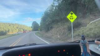 Morning Drive From Cloudcroft to Alamogordo NM [upl. by Langsdon871]